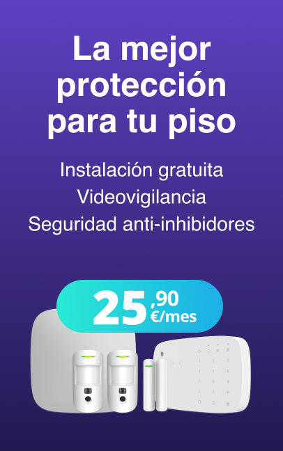 Contratar alarma piso